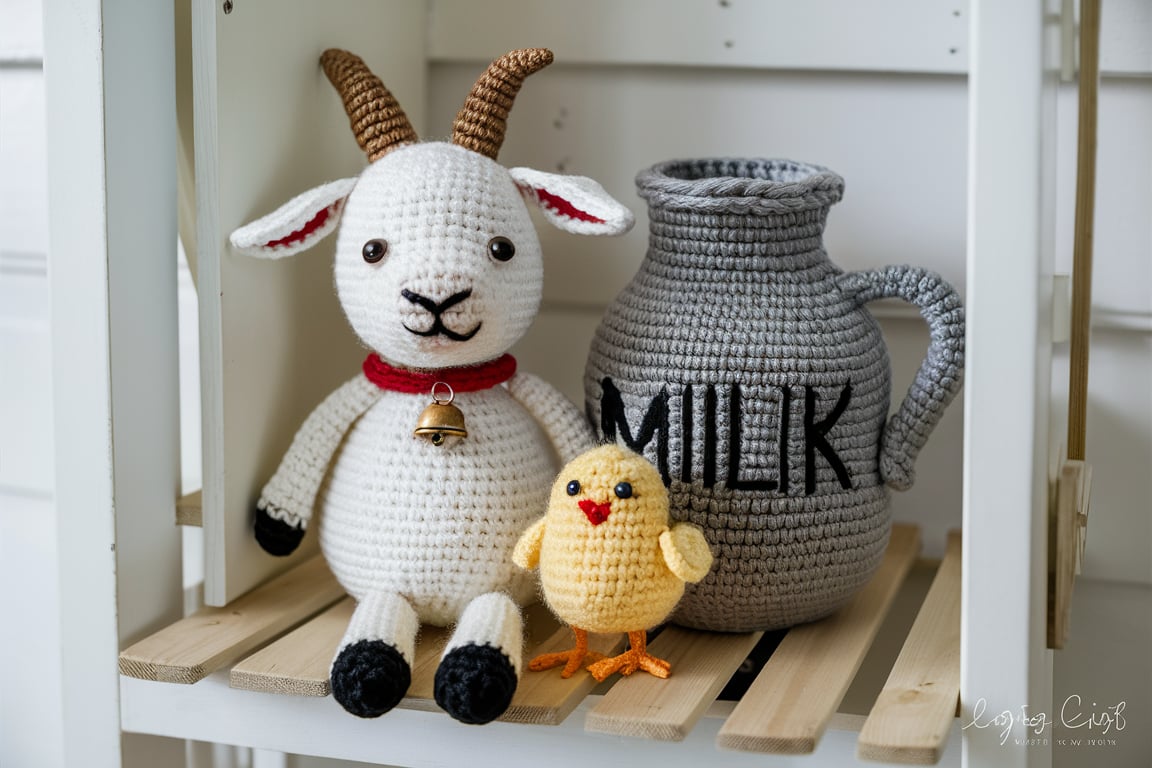 Chart Móc Con Dê Theo Phong Cách Amigurumi