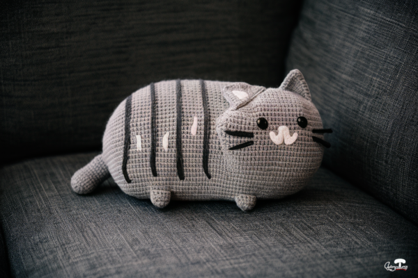 Hướng dẫn móc mèo Pusheen mập ú nu